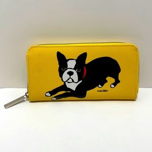 Marc Tetro French Bulldog Boston Terrier Clutch In Excellent Used Condition! EUC